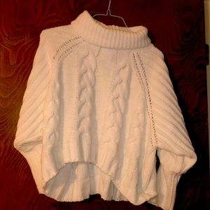Oversized fleece sweater